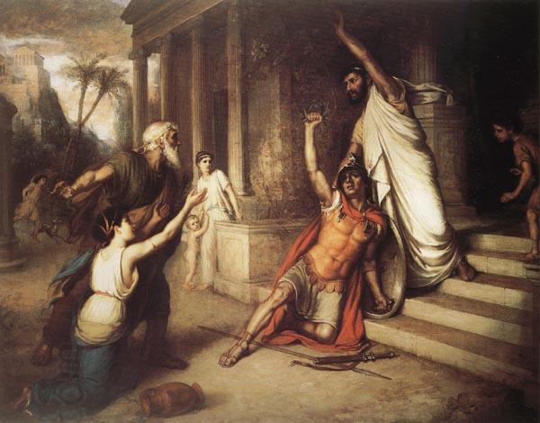 John William Waterhouse The Death of Cocles